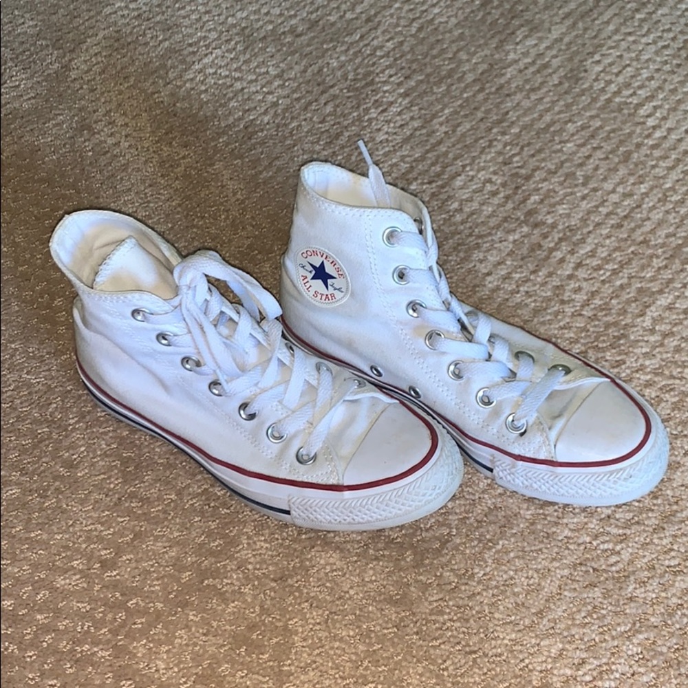 White high top converse